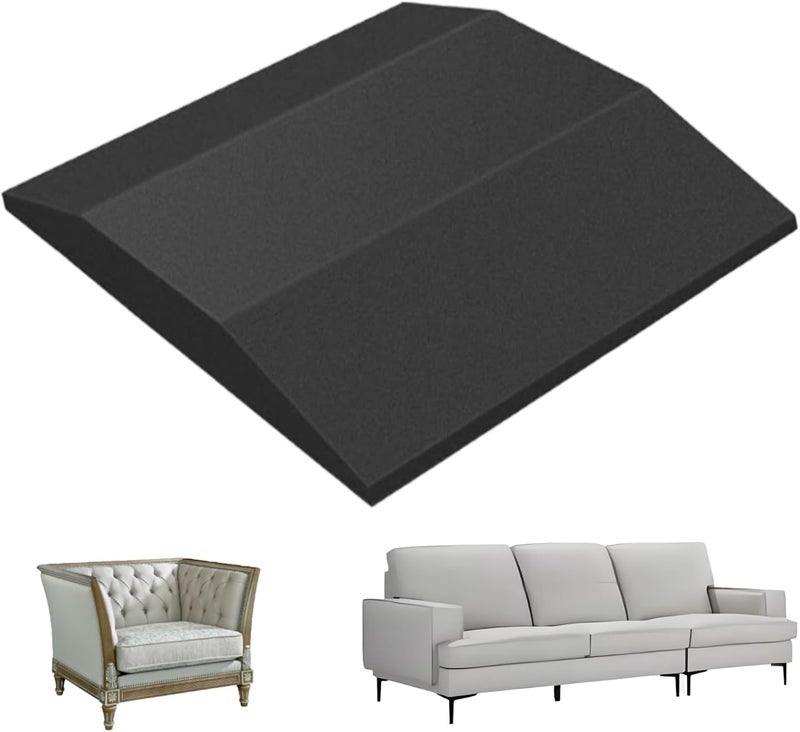 HANDRERLEE 1 PCS Couch Cushion Support, 20" x 20" Black Couch Supports for Sagging Cushions, High-Density Foam for Support and Repairing Sagging Furniture Seat Cushions - Image 1